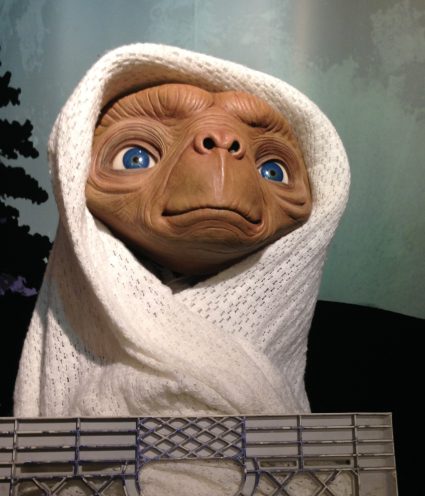 E T figure at Madame Tussauds London