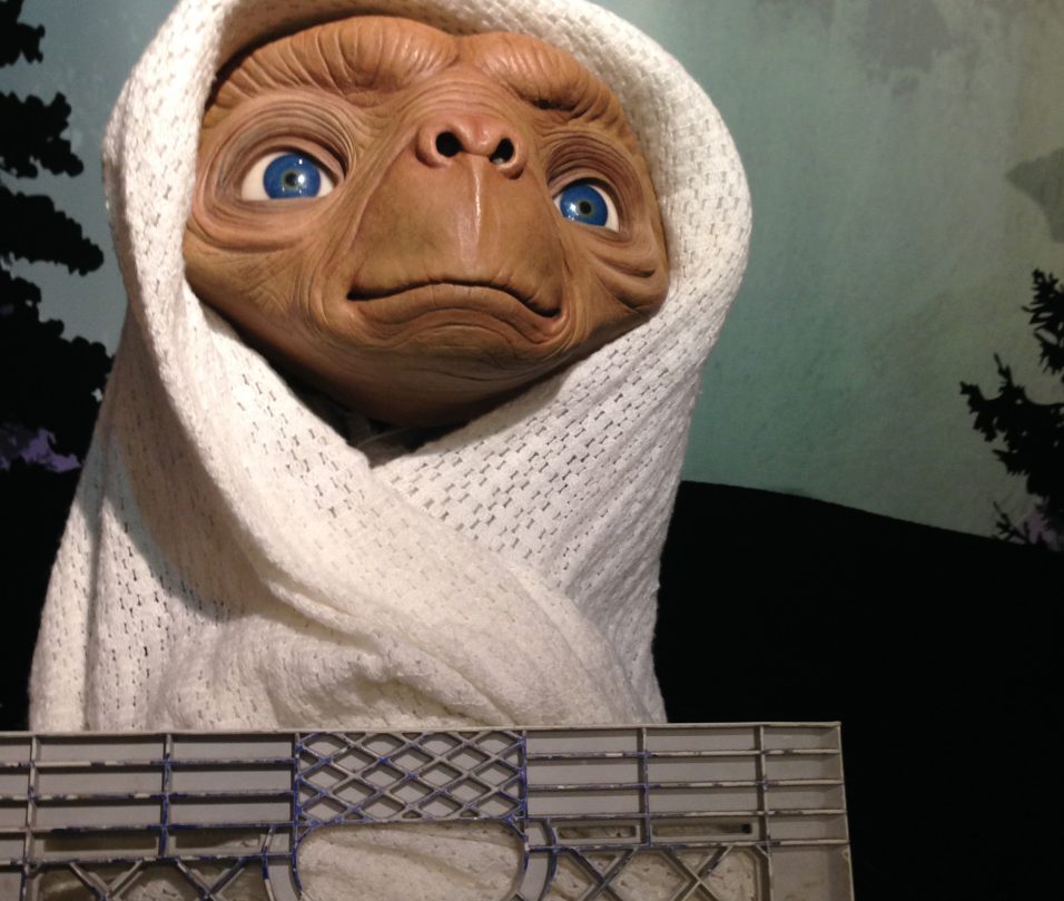E T figure at Madame Tussauds London